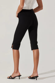 Black Cardin Capri Pants