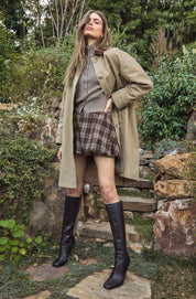 Khaki Corduroy Collar Raiden Coat