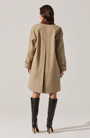 Khaki Corduroy Collar Raiden Coat