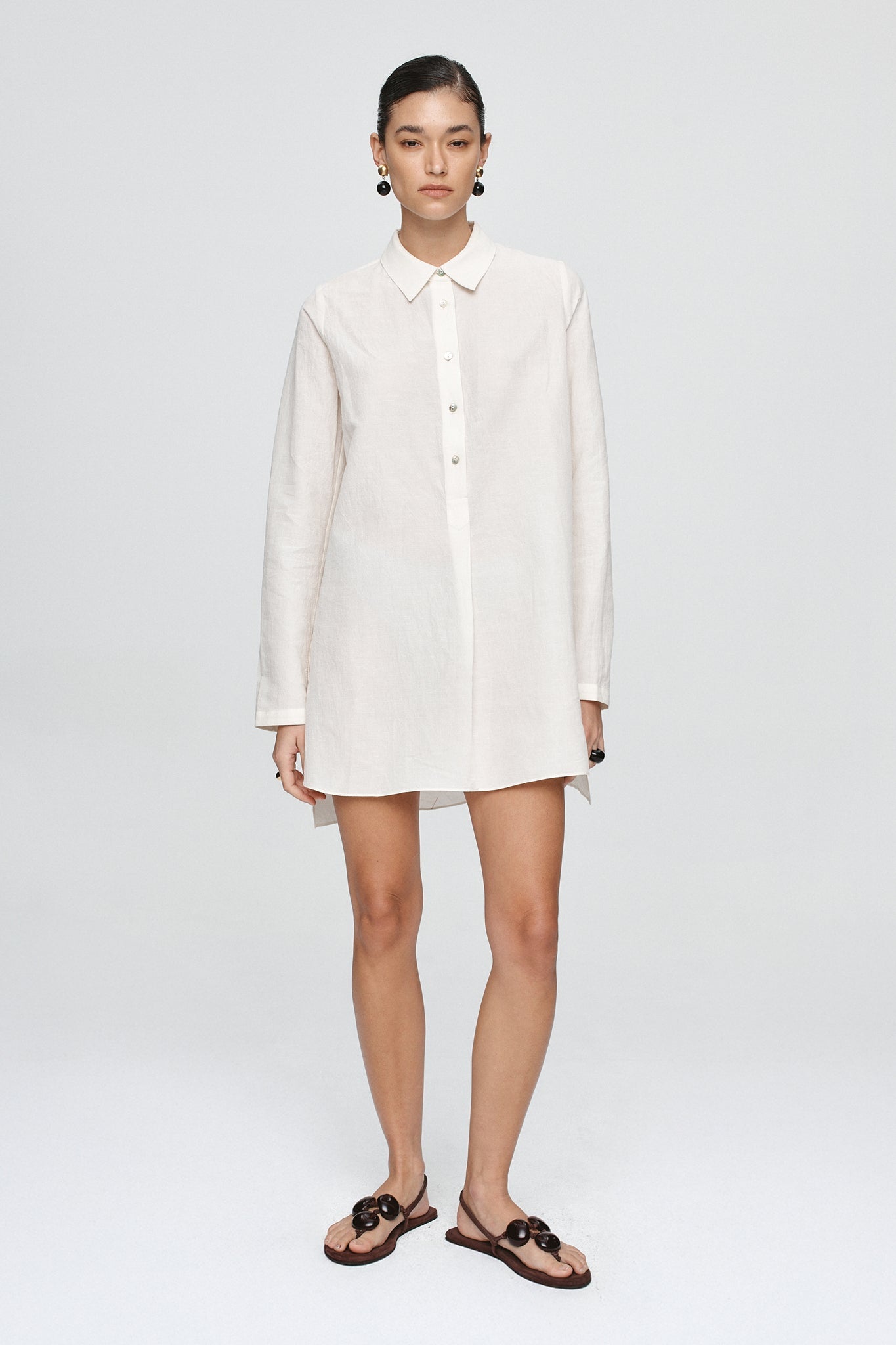 Marle Anders Linen Shirt Dress