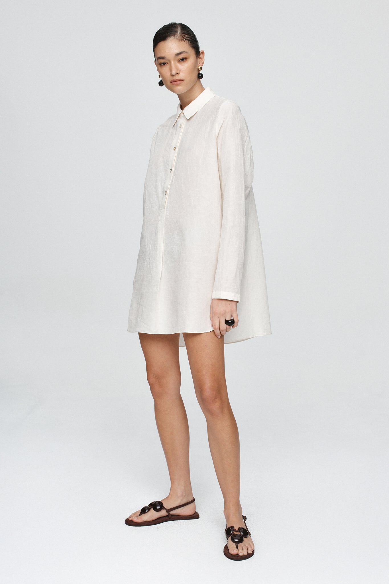 Marle Anders Linen Shirt Dress