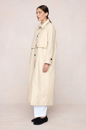 Marle Angelo Trench Coat in Putty
