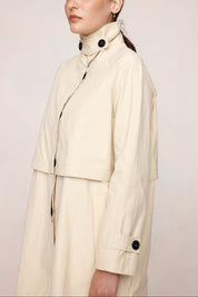 Marle Angelo Trench Coat in Putty