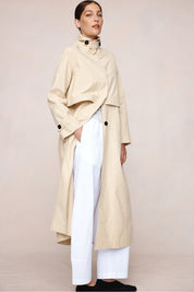 Marle Angelo Trench Coat in Putty
