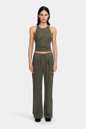 Ownley Moss Cupro Crimson Pant