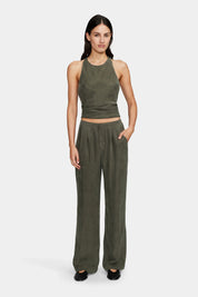 Ownley Moss Cupro Crimson Pant