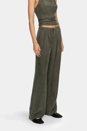 Ownley Moss Cupro Crimson Pant