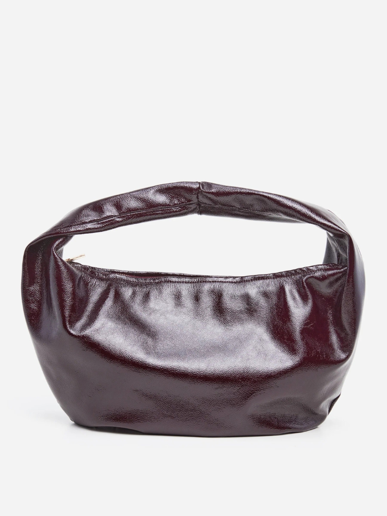 Flattered Alva Burgundy Patent Leather Bag