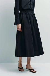 Rue Sophie Black Andra Midi Skirt