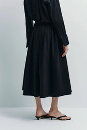 Rue Sophie Black Andra Midi Skirt
