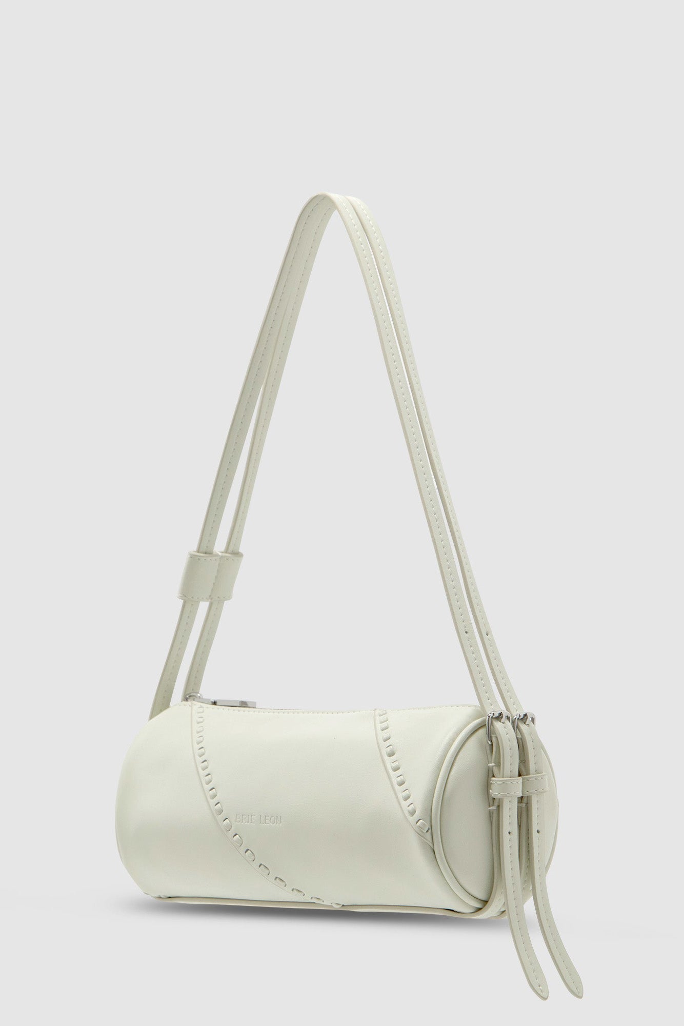 Brie Leon Cream Brooke Mini Barrel Bag