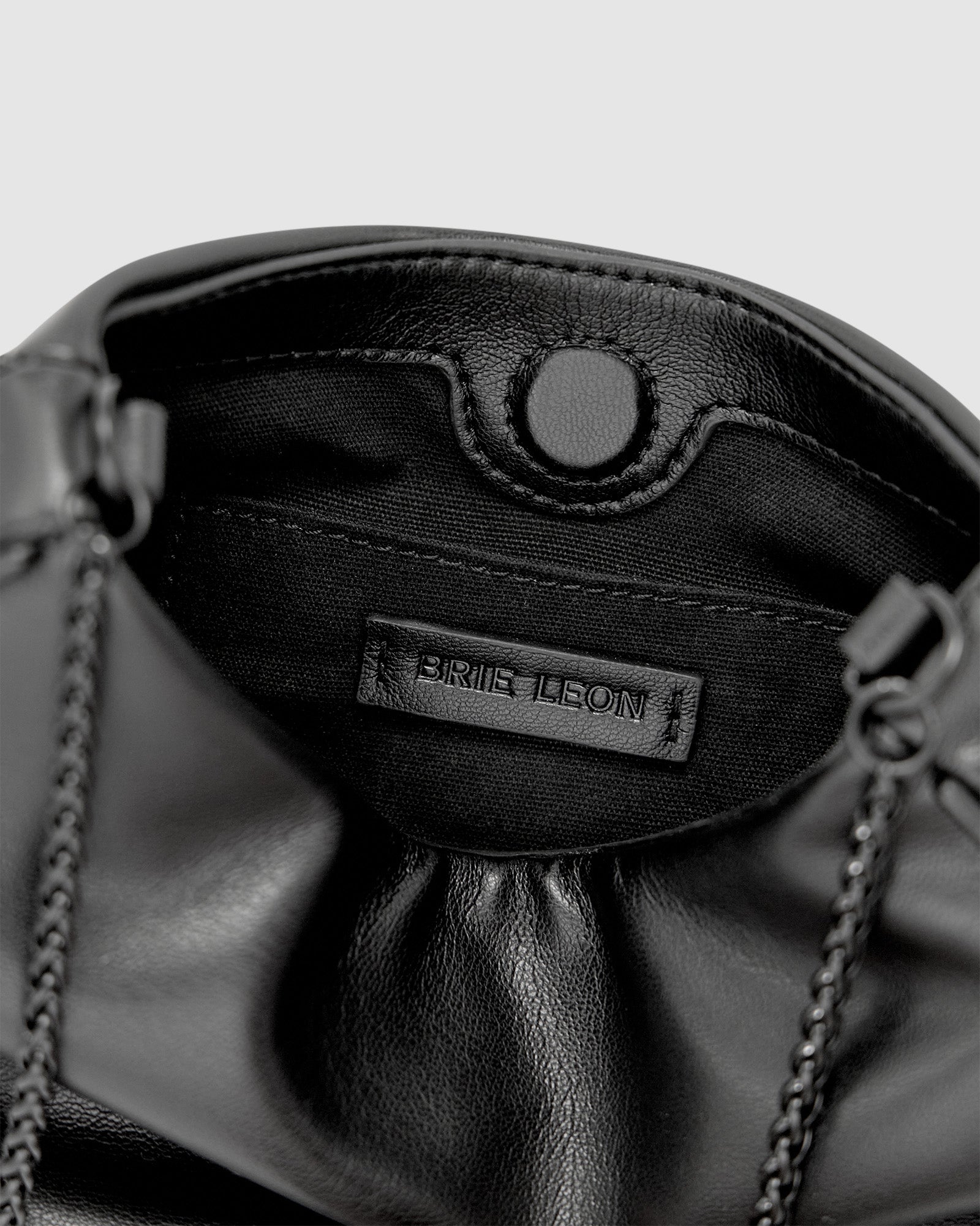 Brie Leon Black Iris Mini Bag
