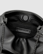 Brie Leon Black Iris Mini Bag
