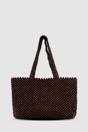Brie Leon Wooden Bead Madera Tote Bag