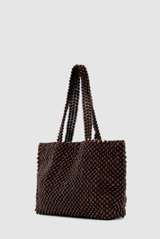 Brie Leon Wooden Bead Madera Tote Bag