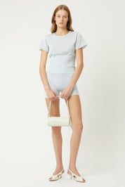 Brie Leon Cream Brooke Mini Barrel Bag