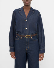 Flattered Betty Suede Chocolate Belt