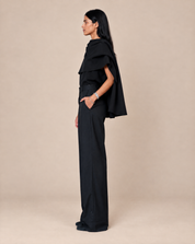Sloan Black Cape Blouse
