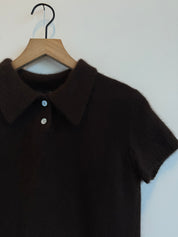 Vintage The Limited Brown Polo Angora