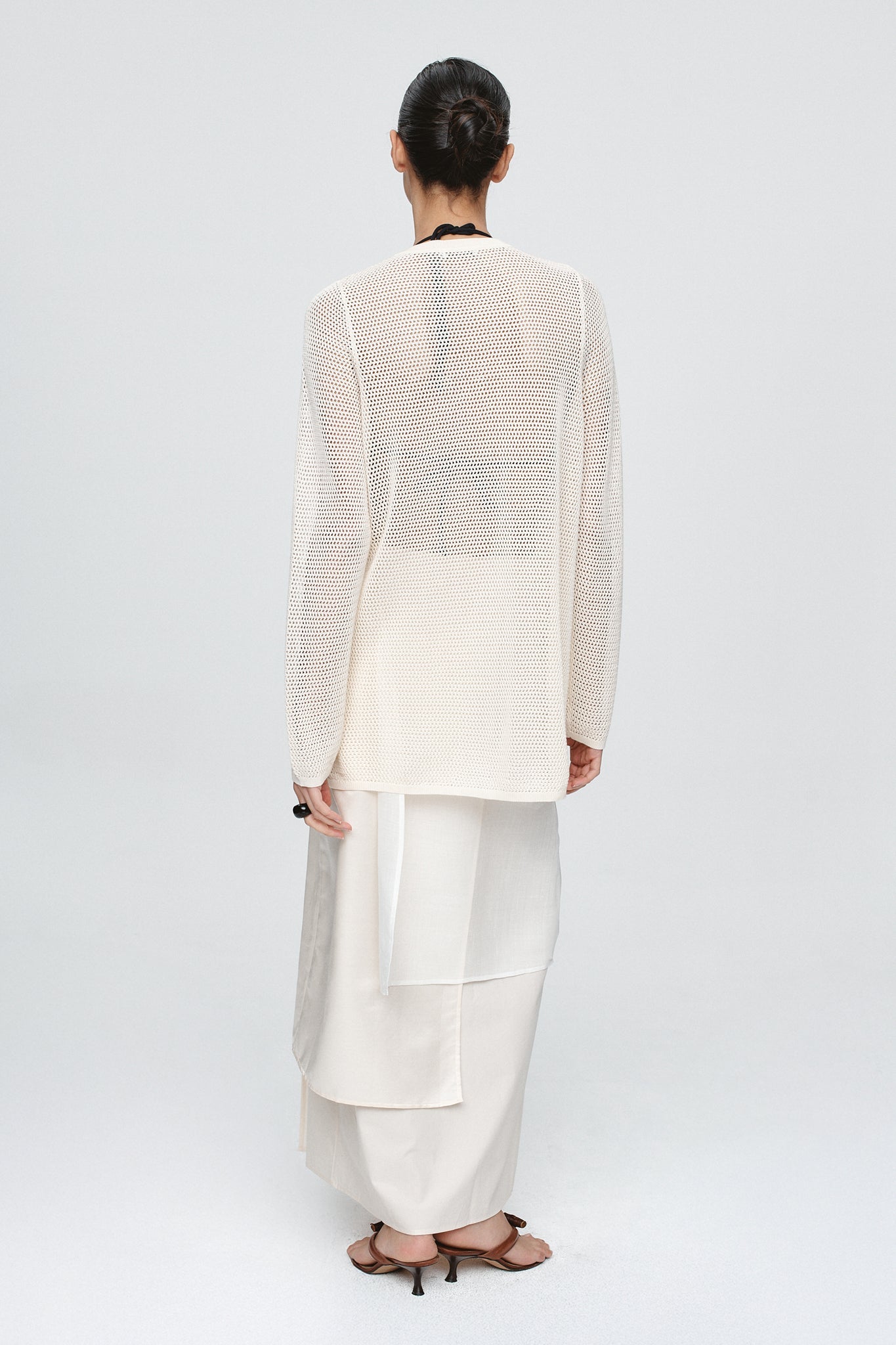 Marle Ivory Calla Knit Cardigan