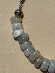 Handmade Chalcedony Beaded Necklace