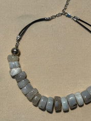 Handmade Chalcedony Beaded Necklace
