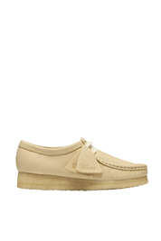 Clarks Wallabee in Pale Yellow Leather