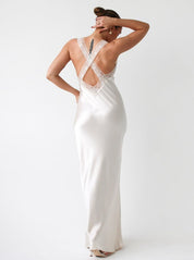 Ivory Crossroads Maxi Dress