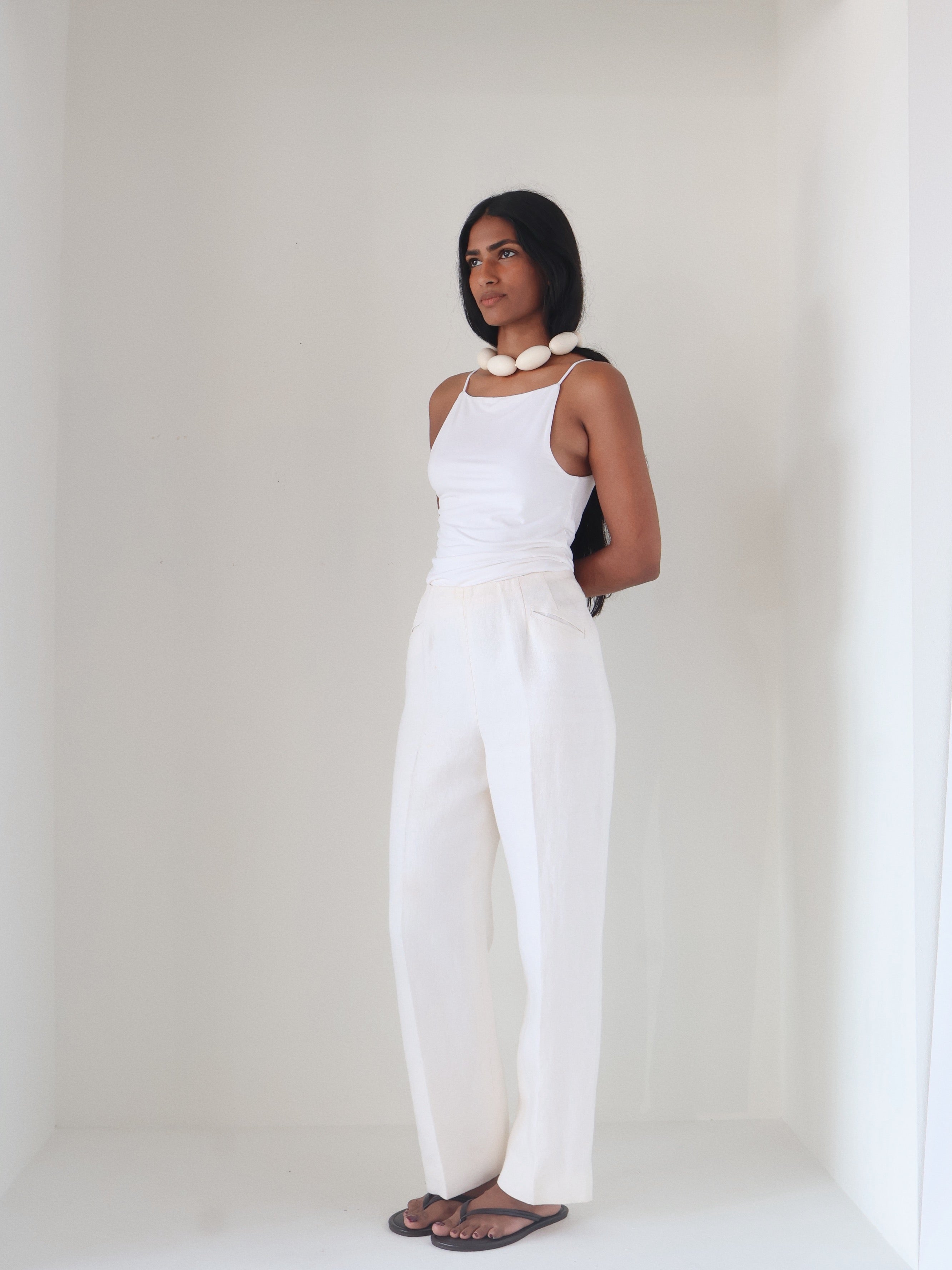Rue Sophie White Chantilly Cami Top