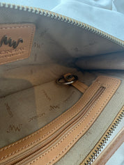Vintage Tan Leather Mini Bag