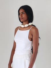Rue Sophie White Chantilly Cami Top