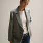 Gray Wool Blend Kindra Coat