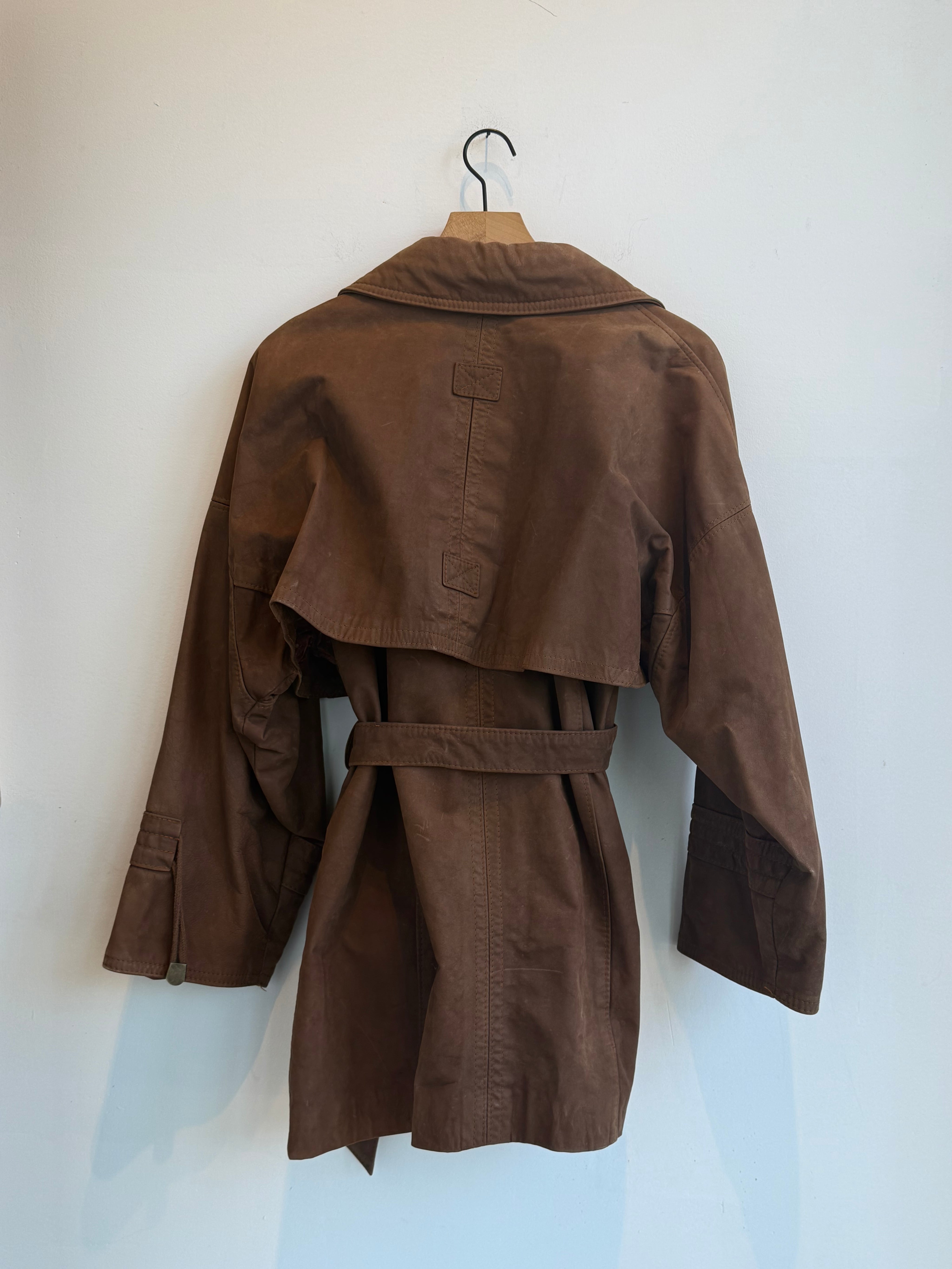 Vintage Brown Leather Jacket