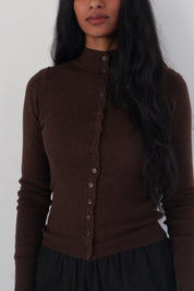 Geel Brown Mylah Cardigan