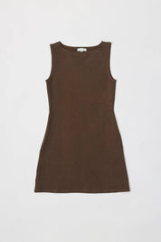 Brown Mini Nikki Dress