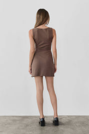 Brown Mini Nikki Dress