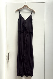 Vintage Black Ruffle Dress