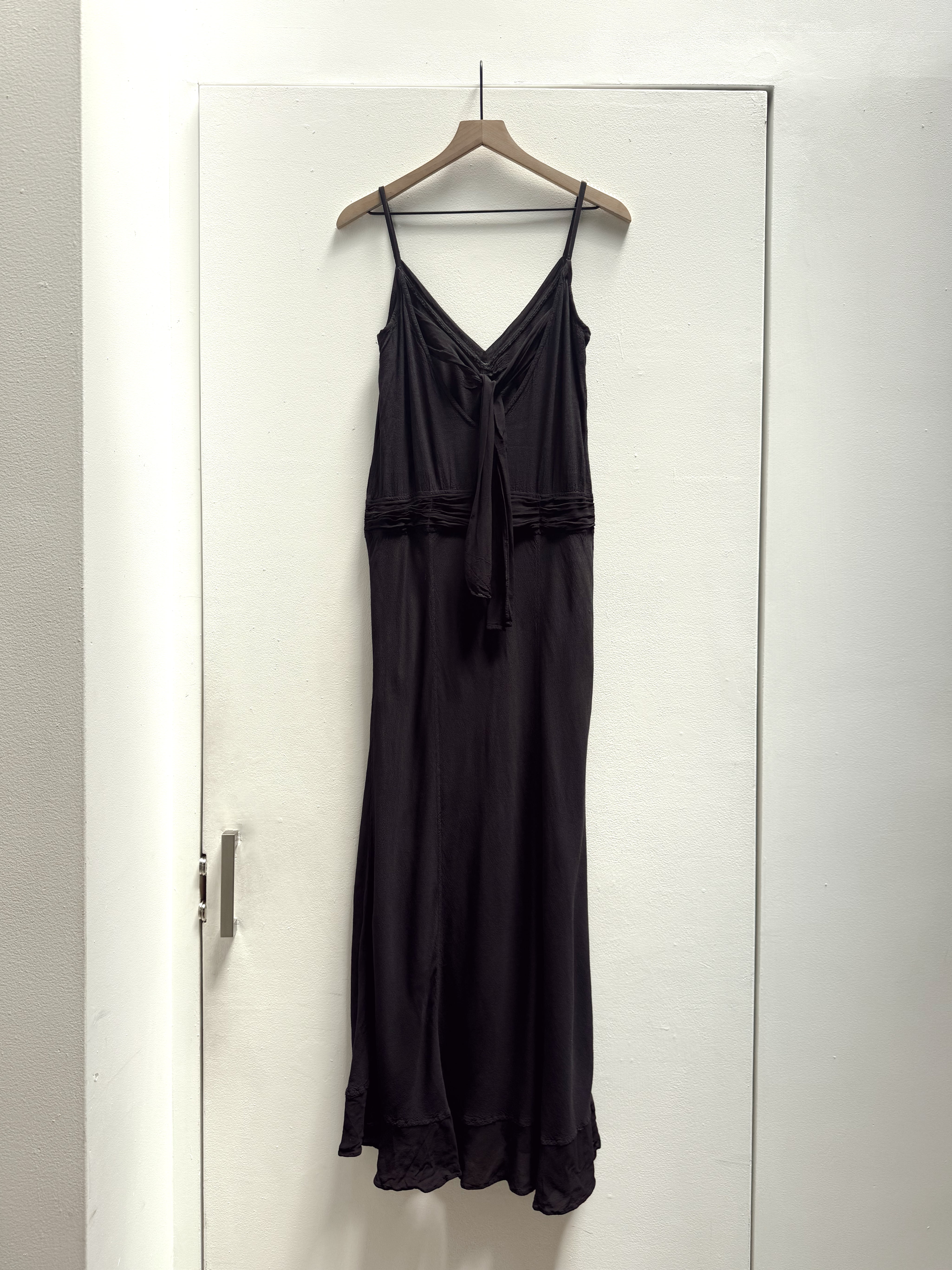 Vintage Black Ruffle Dress