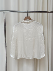 Vintage VS Ivory Satin Short Set
