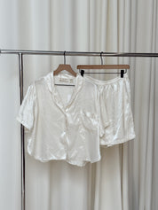 Vintage VS Ivory Satin Short Set