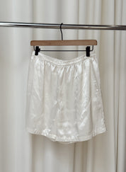 Vintage VS Ivory Satin Short Set