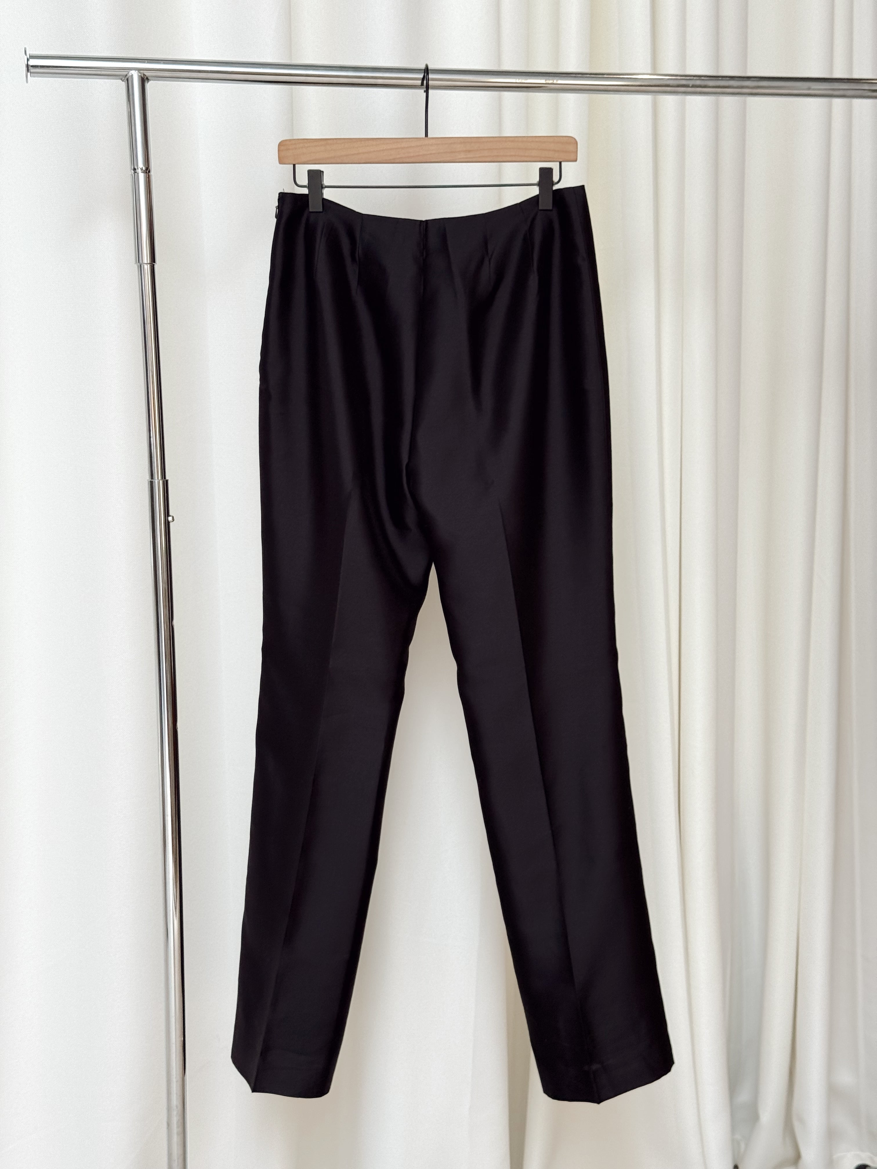 Vintage Black Silk Dana Buchman Pants