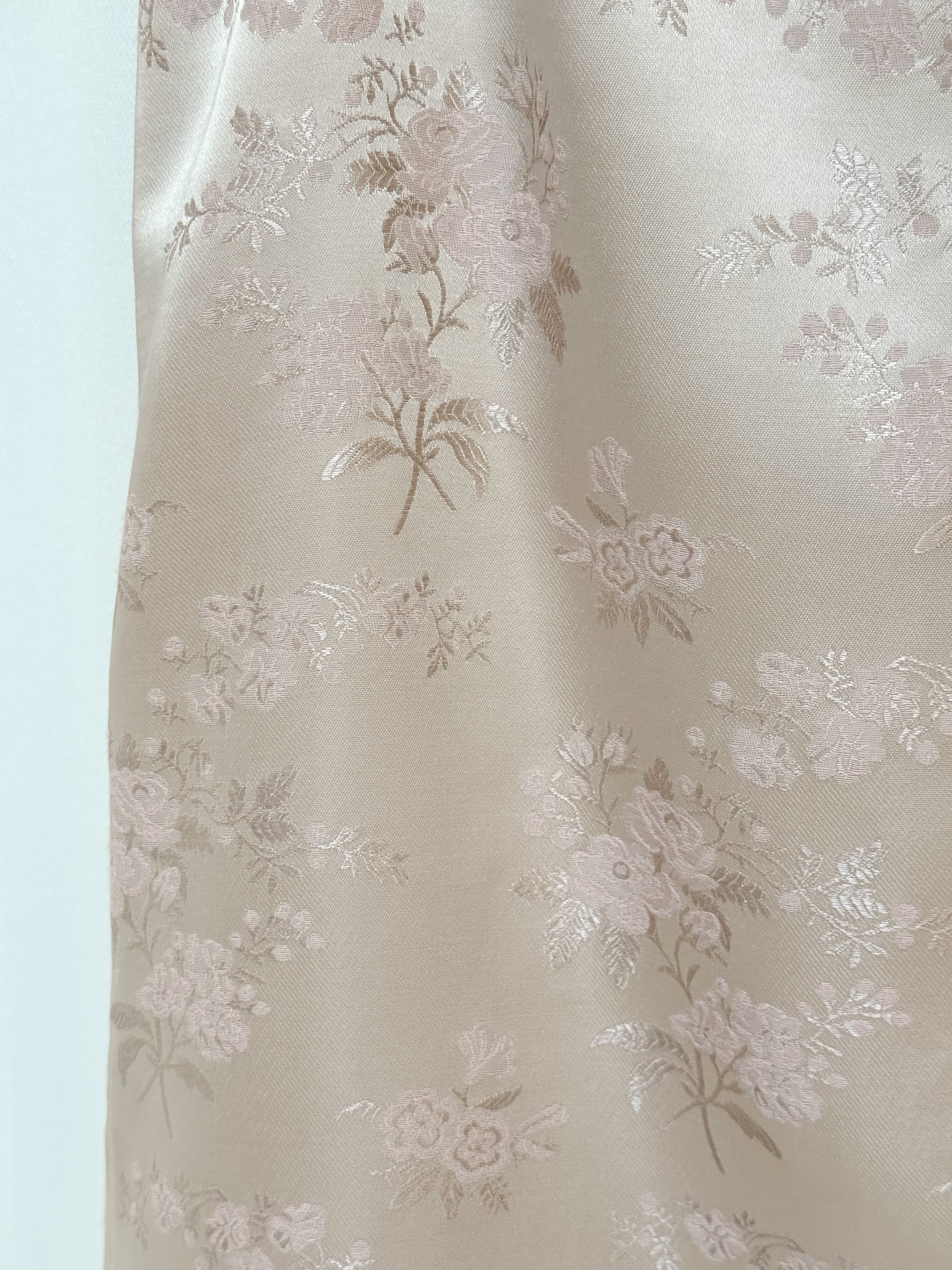 Vintage Jacquard Floral Skirt as-is
