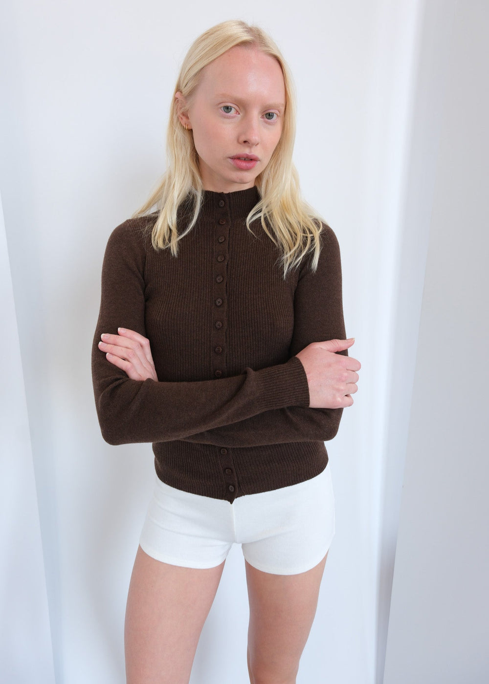 Geel Brown Mylah Cardigan