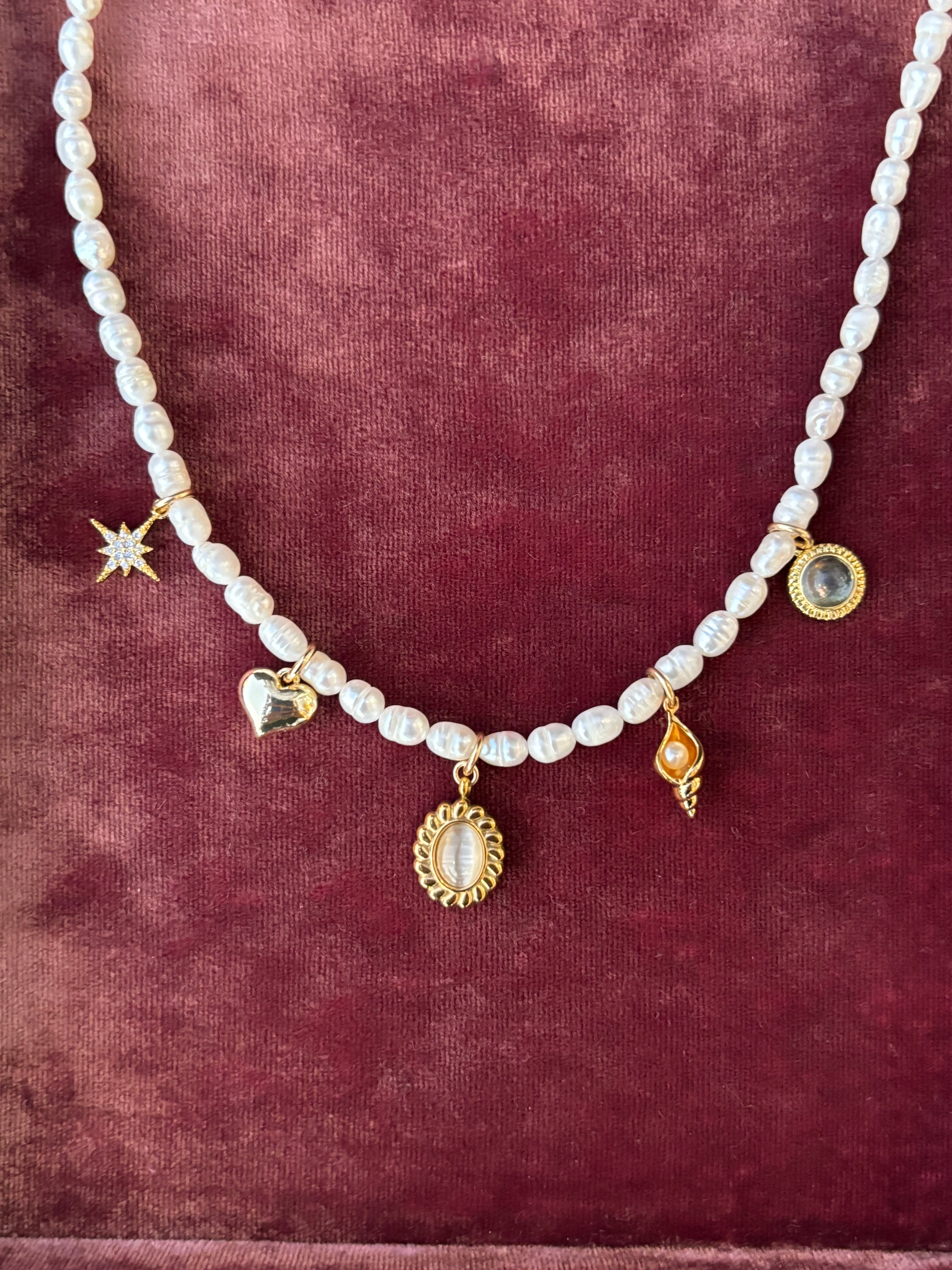 Dear Society x Mod & Jo Pearl Charm Necklace