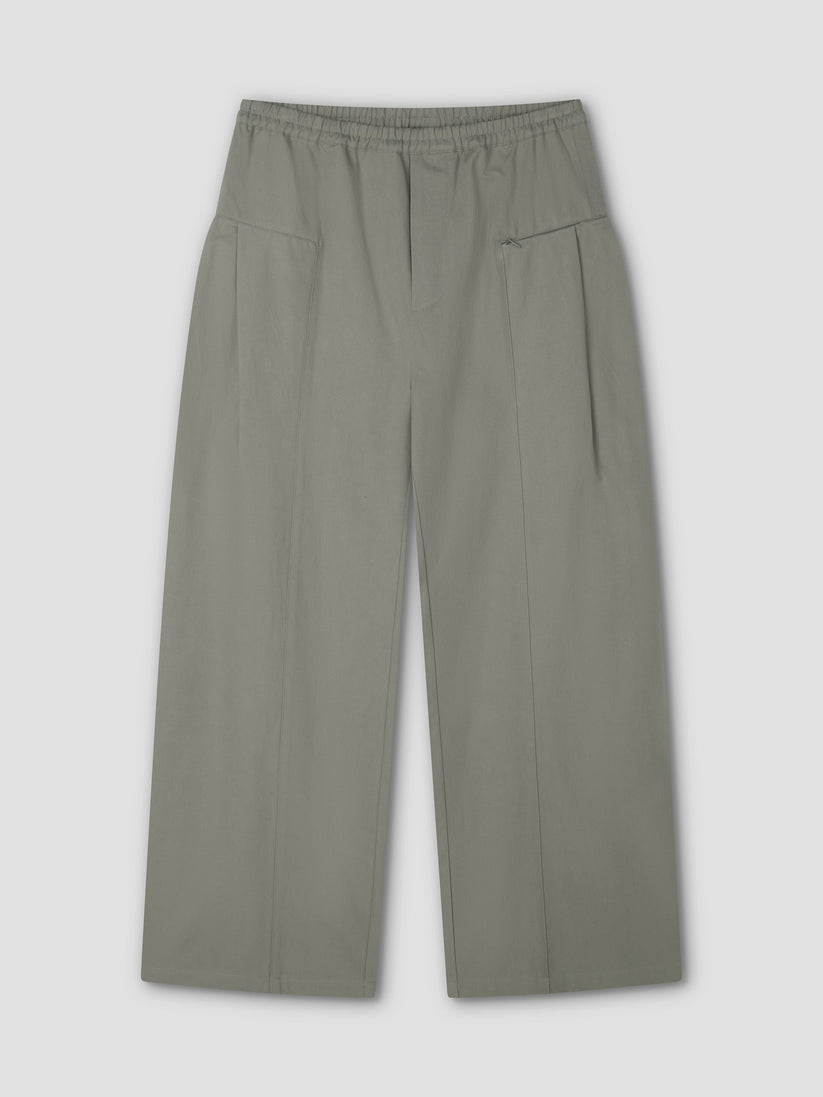 Deiji Studios Sage Grey Pleat Pant