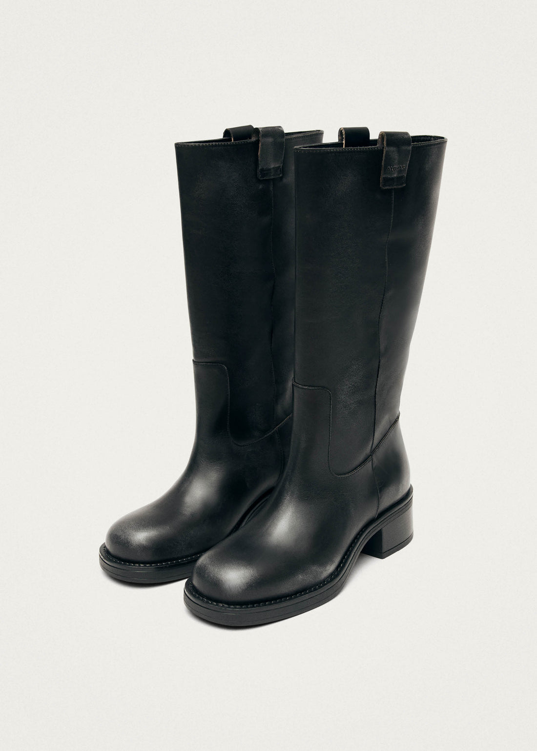 Alohas Black Sajan Riding Boots