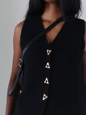 Black Jayce Sweater Vest