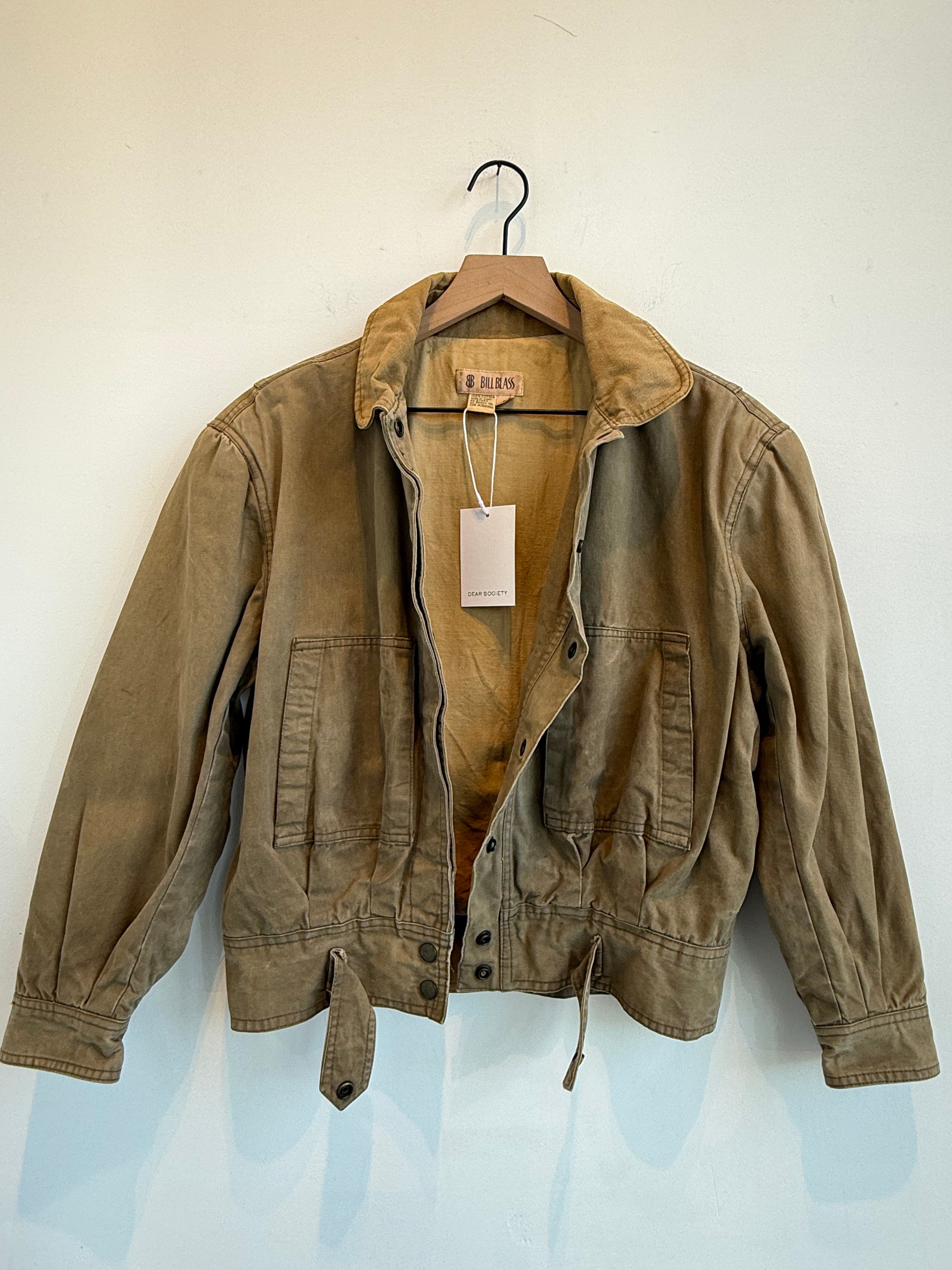 Vintage Bill Blass Cotton Crop Jacket