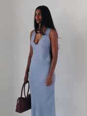 Tilda Burgundy Vegan Shoulder Bag